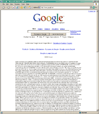 Google.be 28-sept-06