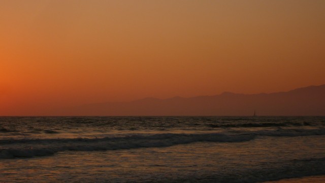 Derniers couchers de soleil sur Venice Beach